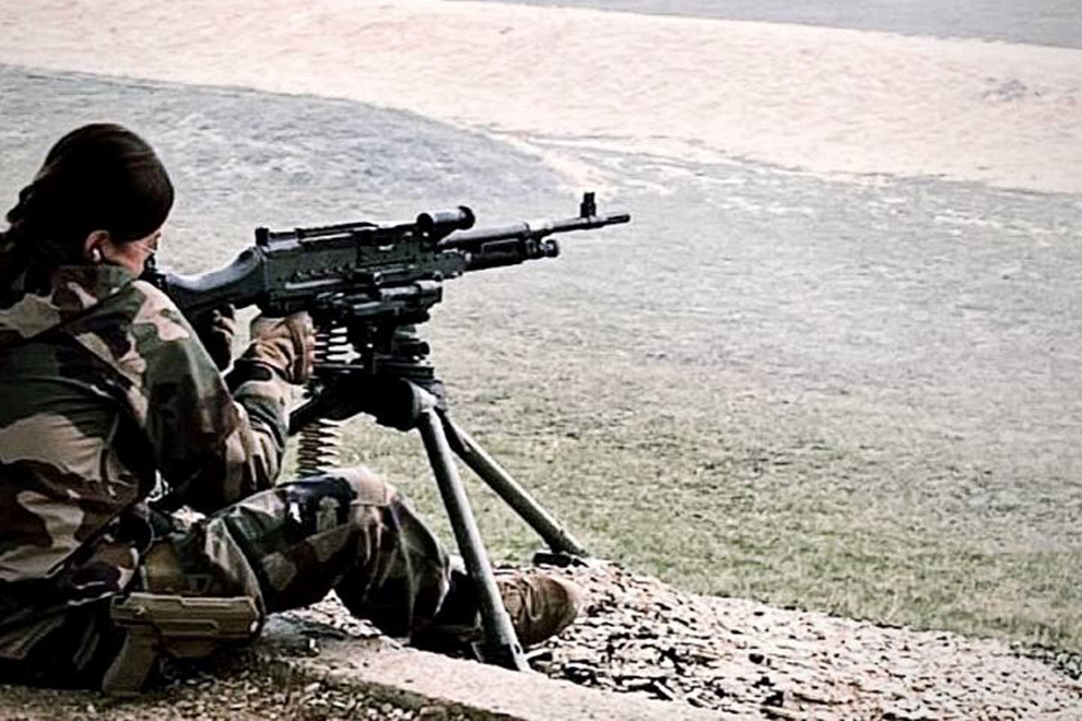 The one-year course focused on combat engineering skills, including military tactics, explosive ordnance clearance (EOC), shooting crew served weapons like this machine gun and more. Supplied