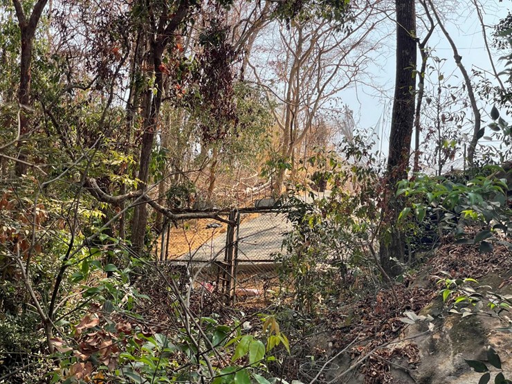 Thai authorities are constructing a road on occupied land, near the Preah Vihear Temple area. Supplied
