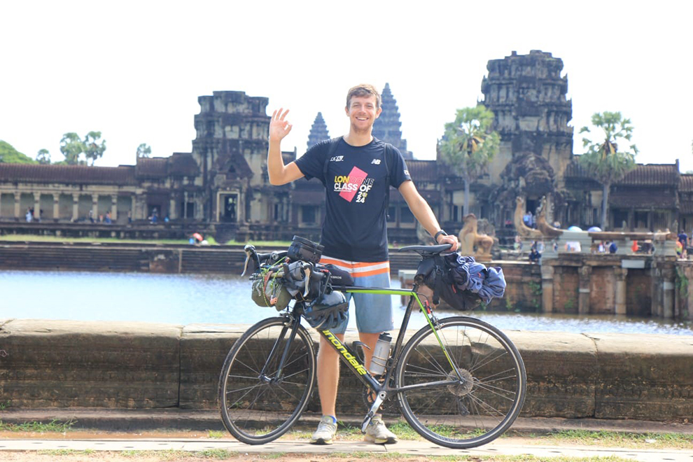 From Europe to SE Asia: UK cyclist raises funds for disaster victims