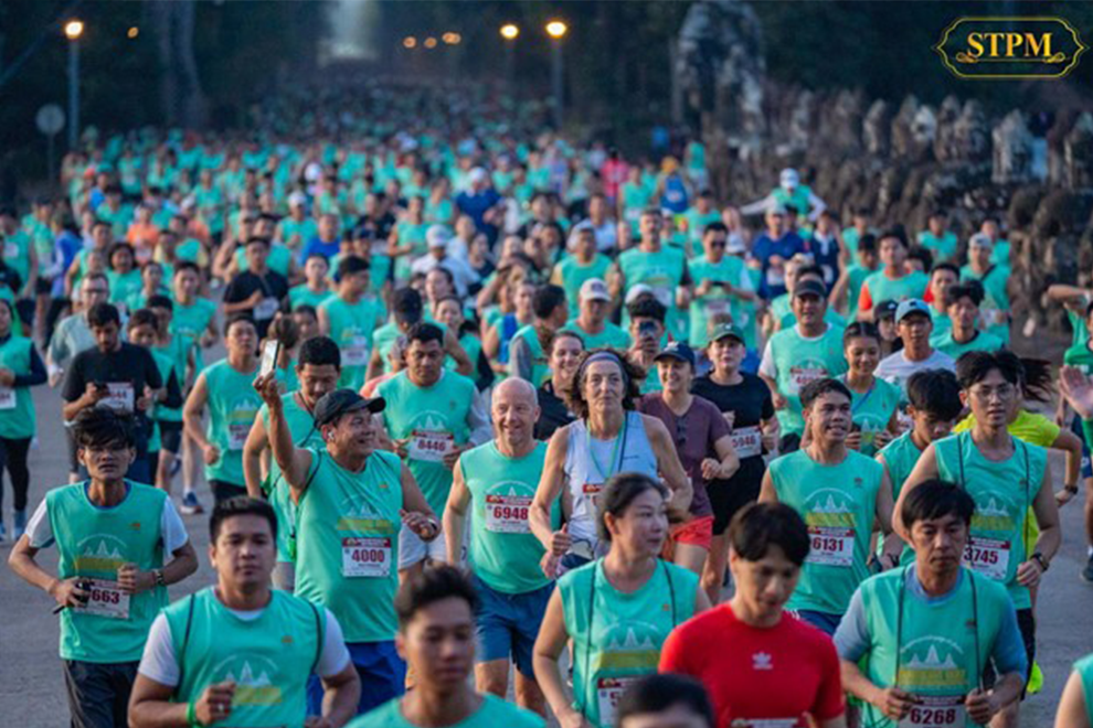 Athletes from 87 countries participated in the 29th Angkor Wat International Half Marathon 2024. STPM
