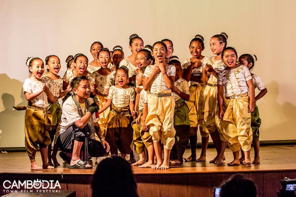 Young members of the US-Cambodian community share their excitement after a traditional Khmer dance performance at an earlier edition of the festival. CTFF