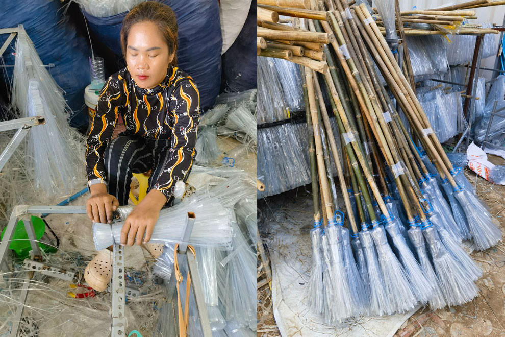 Innovation bristles: Plastic bottles turned into brooms Innovation bristles: Plastic bottles turned into brooms