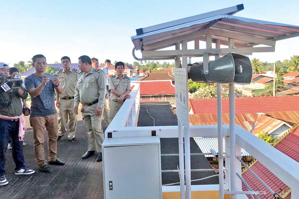 Early warning system readies citizens for natural disasters