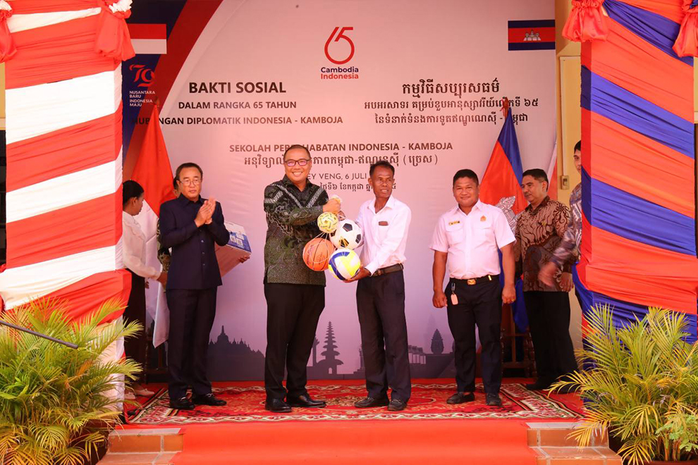 Revival of Indonesia-Cambodia Friendship School marks 65 years of diplomacy