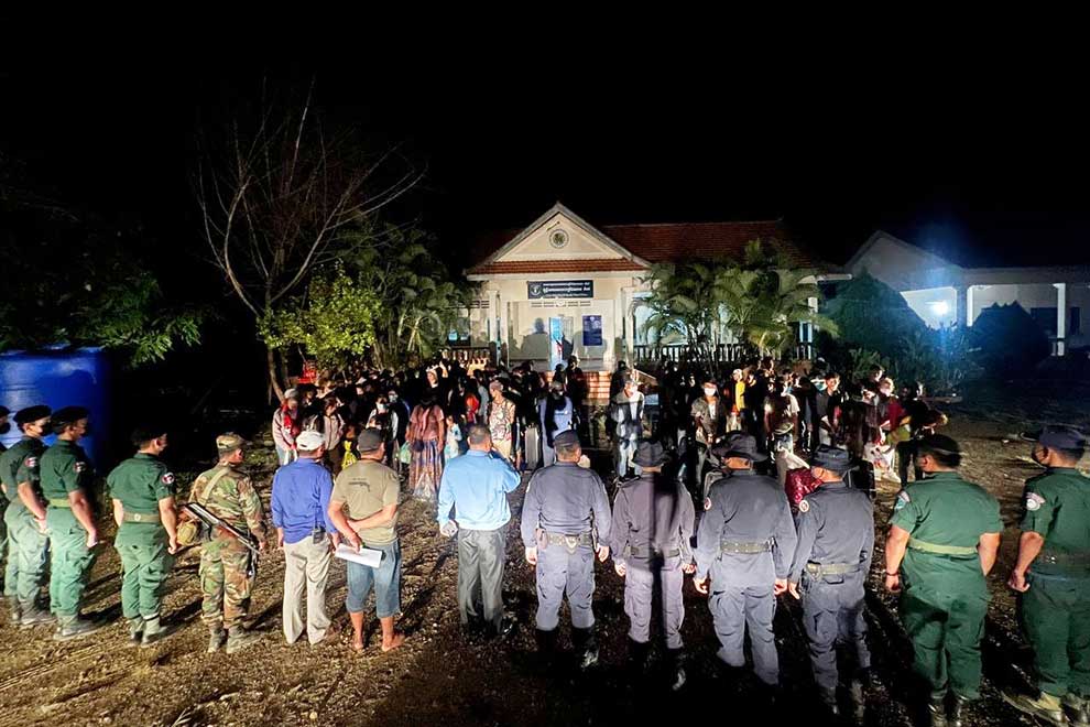 Banteay Meanchey police arrest 95 for illegal border crossing