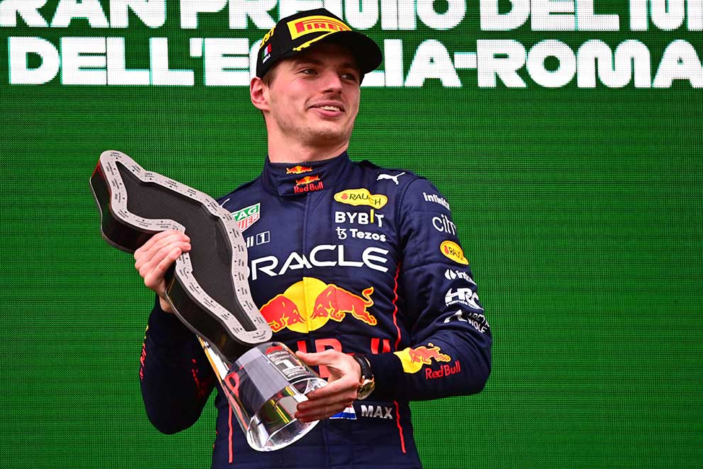 Verstappen wins Emilia Romagna Grand Prix