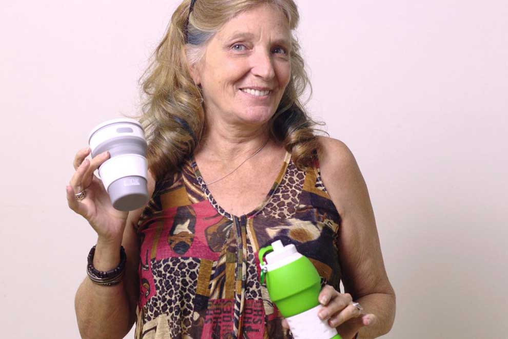 Sandy Kotan is the founder of Only One Planet Cambodia whose mission is to reduce plastic waste by providing environmentally friendly alternatives. SUPPLIED