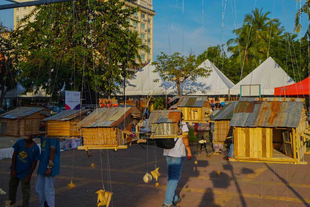 Art exhibit explores development