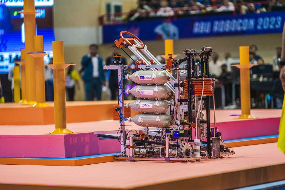 Cambodia's stellar rise in robotic tech on show in contest