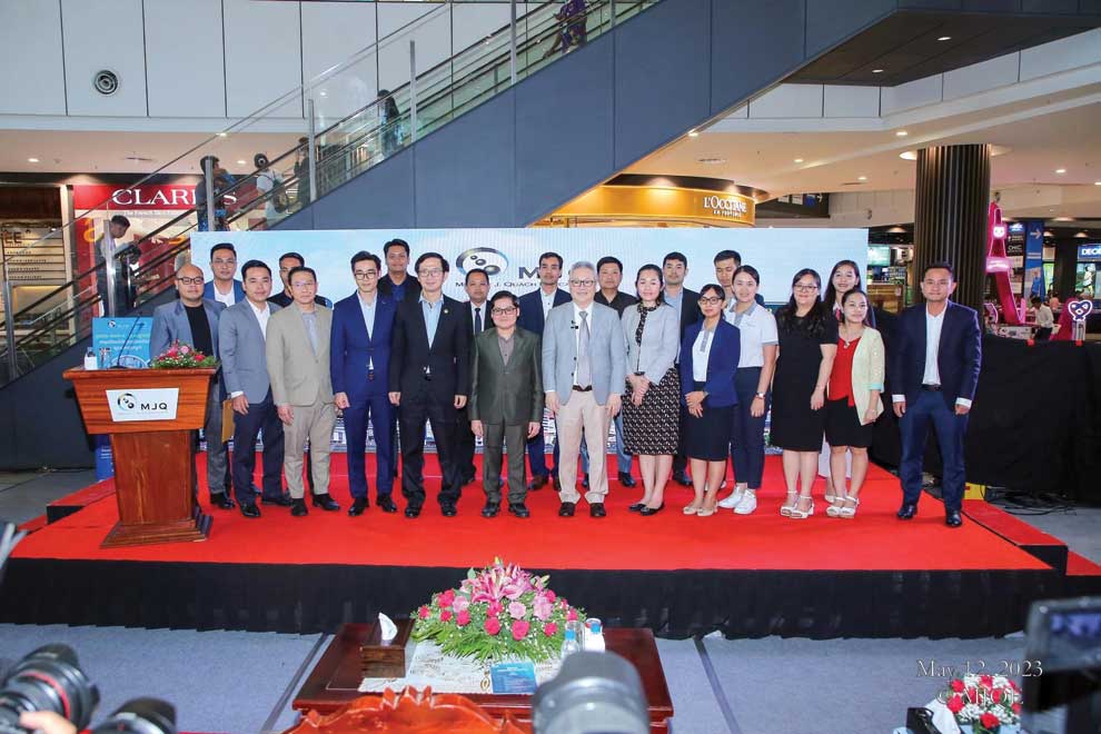 The Mengly J Quach Education IPO Exhibition at AEON Mall Sen Sok on May 12. PHOTO SUPPLIED