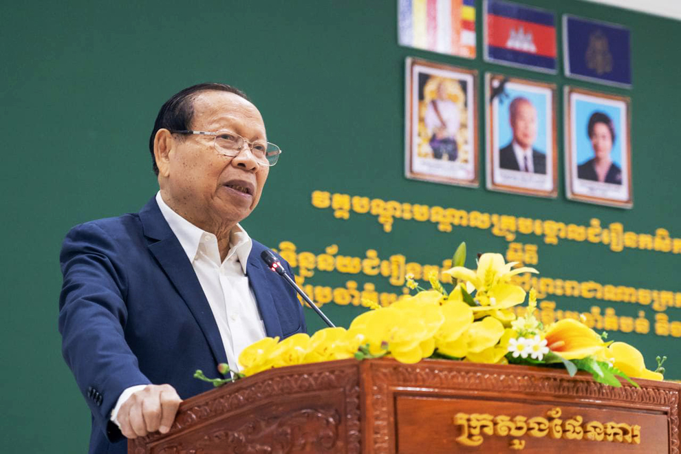 Minister of Planning Chhay Than said speaking at a March 21 training workshop for census officials. PLANNING MINISTRY