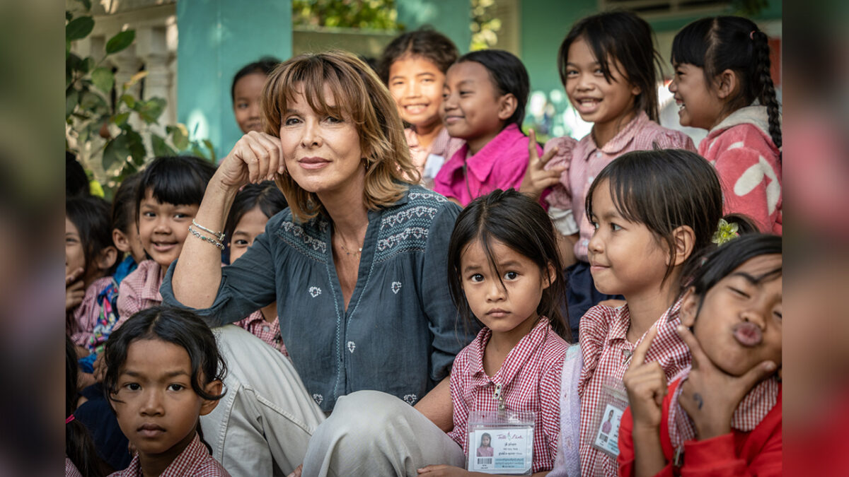 Tina Kieffer founded the NGO Toutes à l'école, providing high-quality education to underprivileged girls in Cambodia at its Happy Chandara campus, near Phnom Penh. Supplied