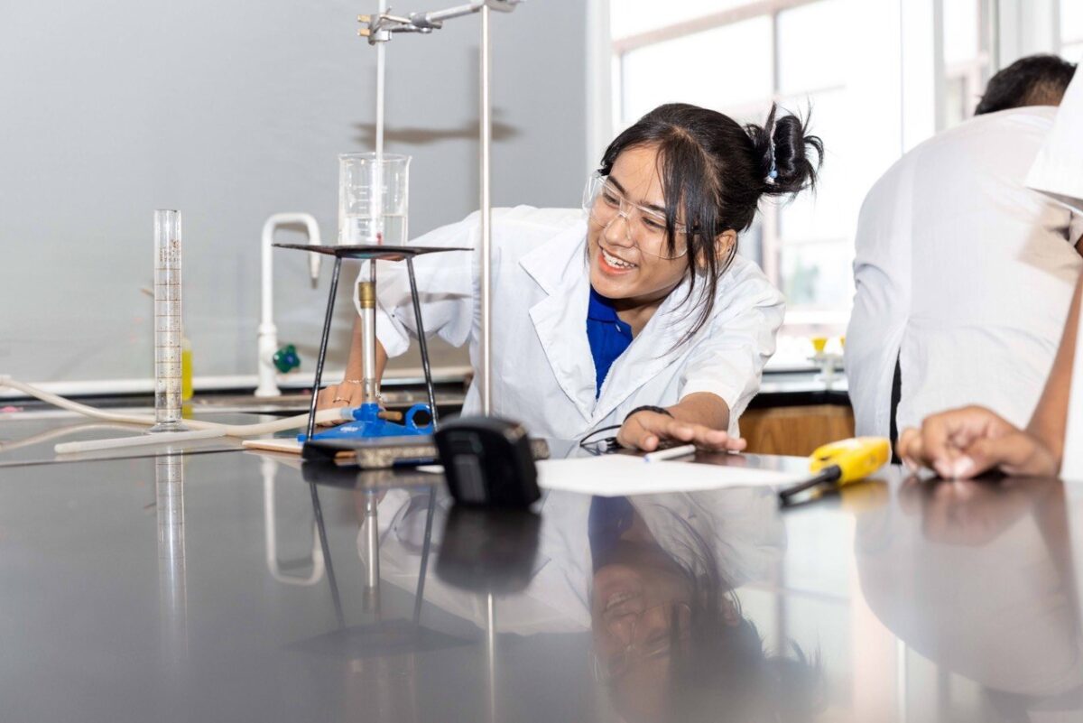The institution also highlights strong female participation, with girls making up around 70 per cent of students at Neeson Cripps Academy. Supplied